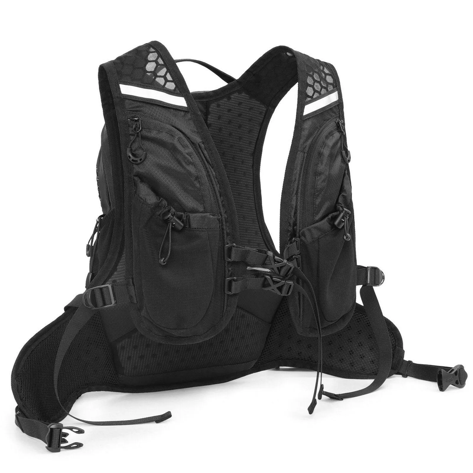 12L Outdoor Running Backpack Bicycle Backpack Sports Vest Ultralight Riding Bag Women Men Breathable Jogging Sport Backpack For Camping Hiking Cycling Sport Bag