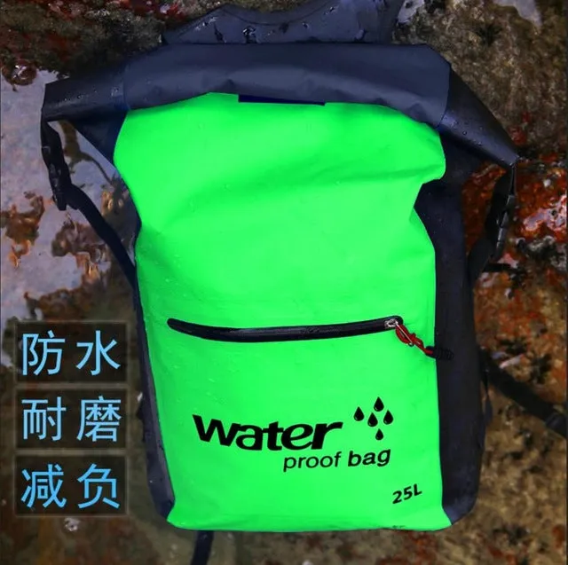 25L Dry Bag Waterproof Backpack Rucksack Storage Pack Sack Swimming Rafting Kayaking Camping Floating Sailing Canoe Boating