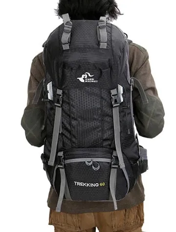 60L High Capacity Camping Hiking Backpack