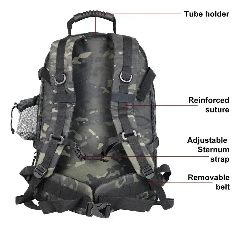 60L Military Tactical Backpack