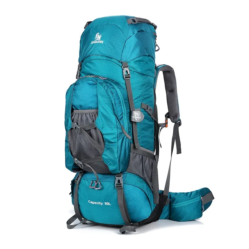 80L Large Capacity Camping Outdoor Trekking Hiking Rucksack