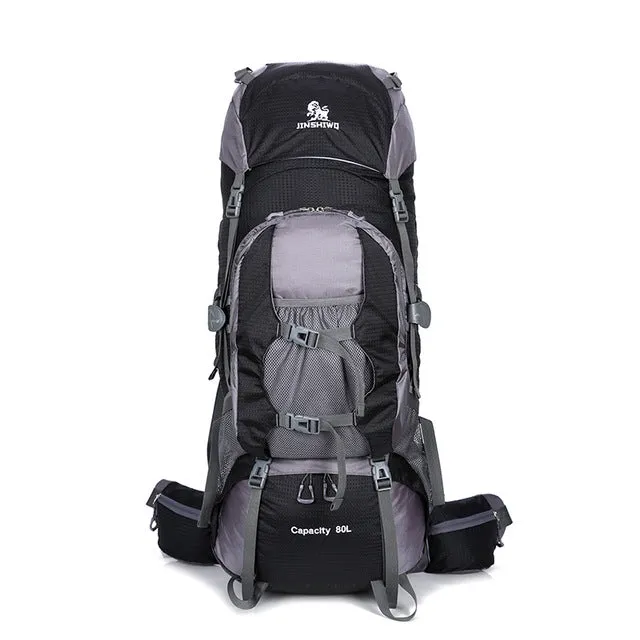 80L Large Capacity Camping Outdoor Trekking Hiking Rucksack