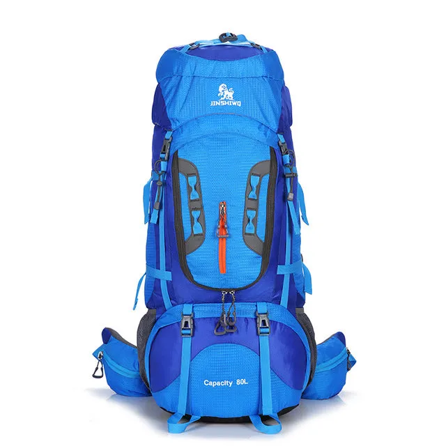 80L Large Capacity Camping Outdoor Trekking Hiking Rucksack