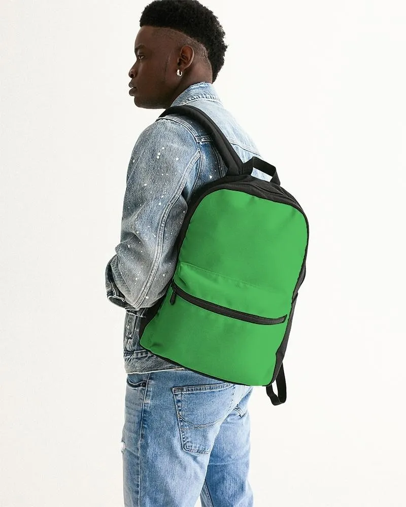 Bright Green Canvas Backpack | Bright Pure Green | C75M0Y100K0