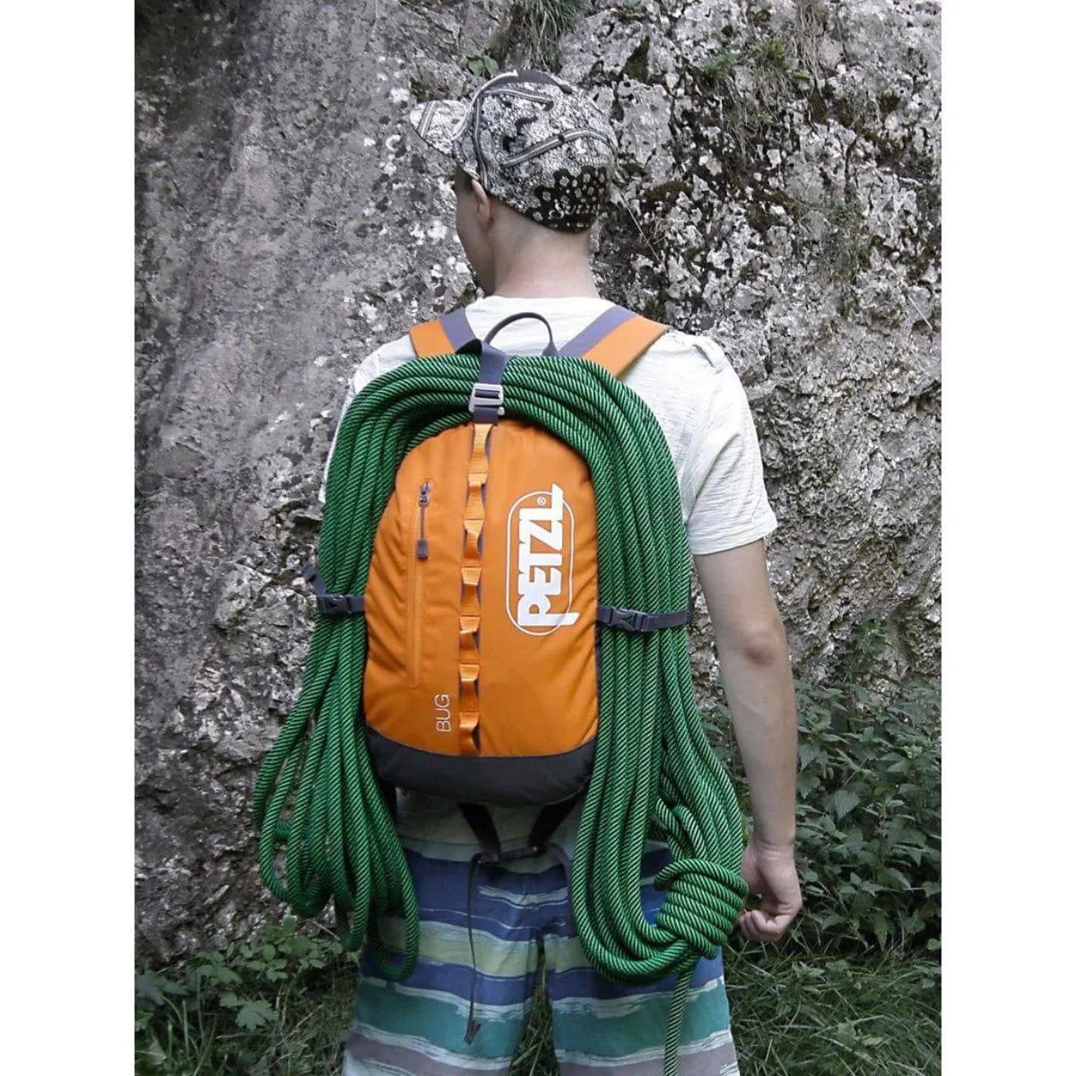 Bug Backpack for Single-day Multi-pitch Climbing - Red/Orange