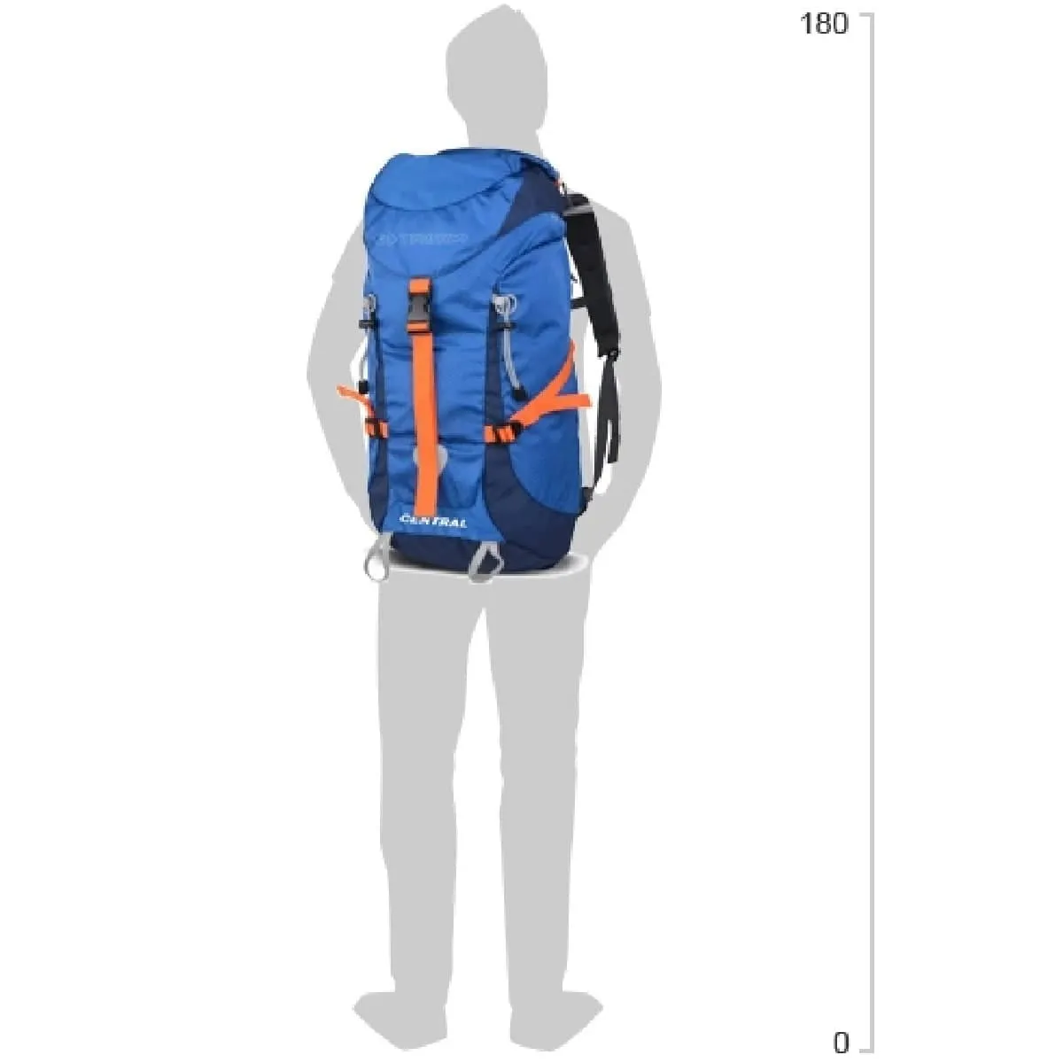 Central 40L Backpack - Blue