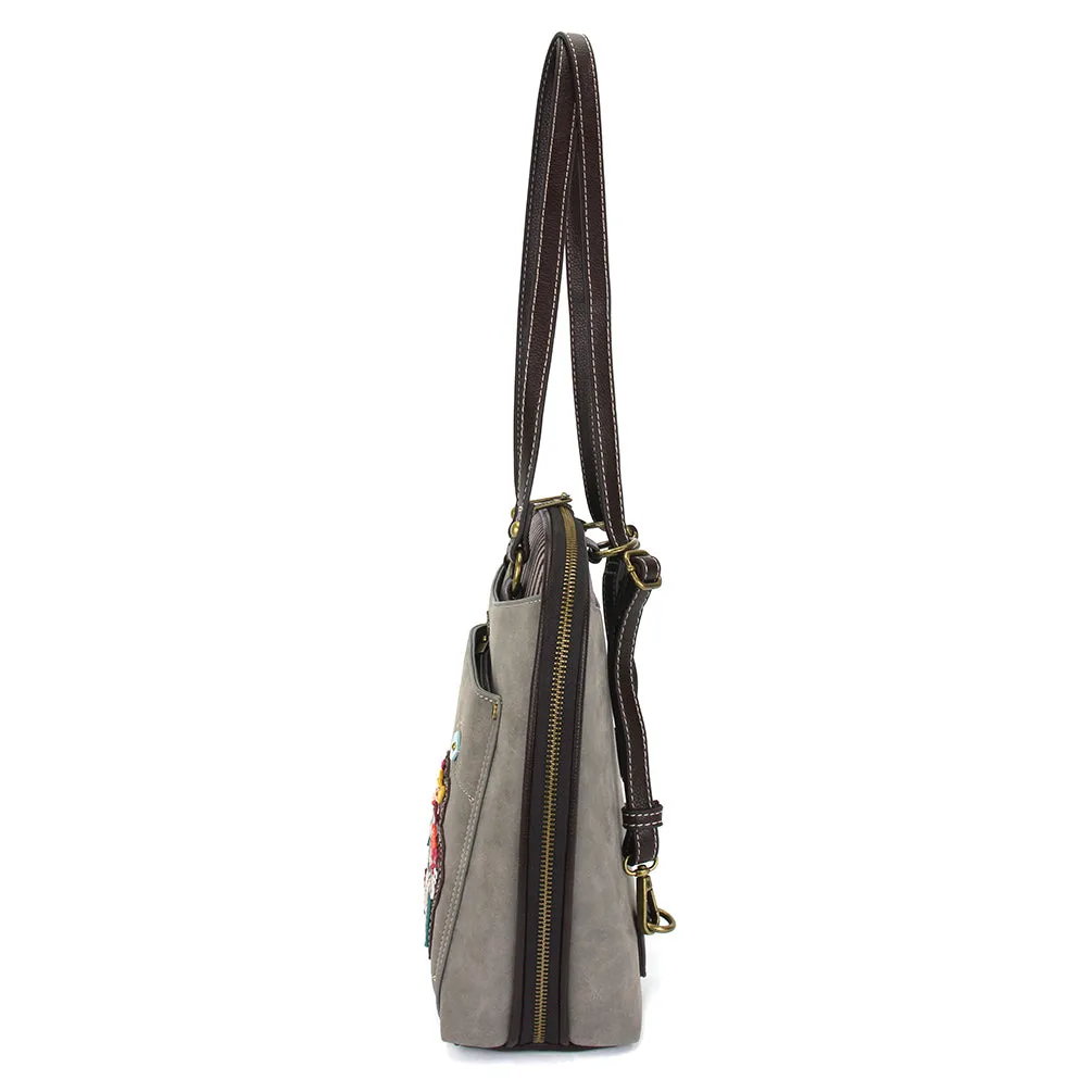 Convertible Backpack Purse - Bicycle