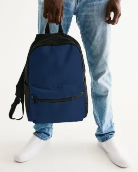 Dark Blue Canvas Backpack | Dark Pure Blue | C100M50Y0K80