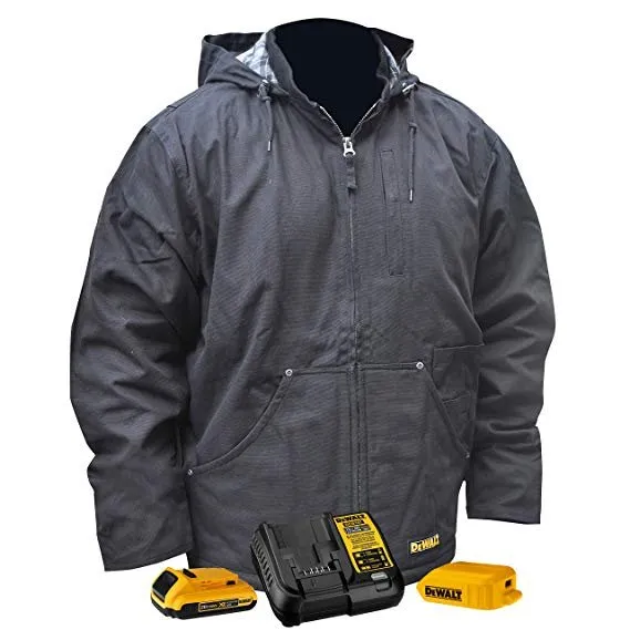 Dewalt DCHJ076ABD1  -  Heavy Duty Heated Work Jacket - Black