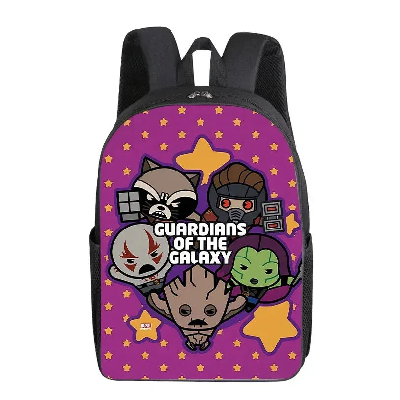 Groot Marvel Superhero School Backpack with Cartoon Design - Stylish Knapsack for Kids and Adults, Perfect Gift for Students