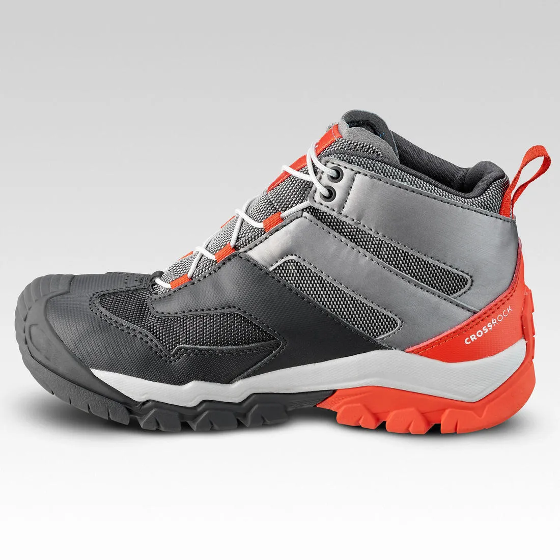 Kid's Walking Boots Mid Waterproof - Grey