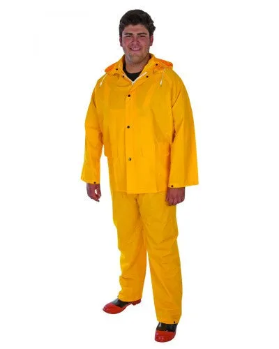 Liberty - Durawear Fr Pvc/Poly/Pvc 3-Piece Yellow Rainsuit