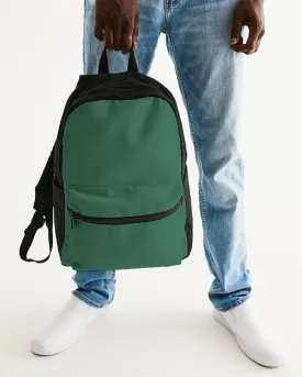 Medium Dark Green Canvas Backpack | Medium Dark Pastel Green | C60M0Y60K60