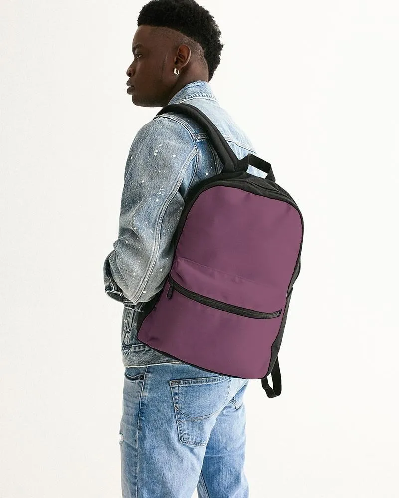 Medium Dark Magenta Canvas Backpack | Medium Dark Pastel Magenta | C0M60Y0K60