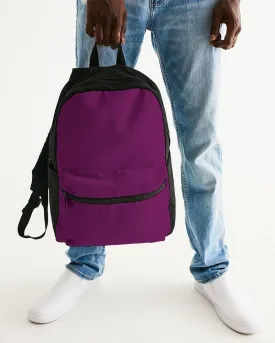 Medium Dark Magenta Purple Canvas Backpack | Medium Dark Pure Magenta Purple | C25M100Y0K60