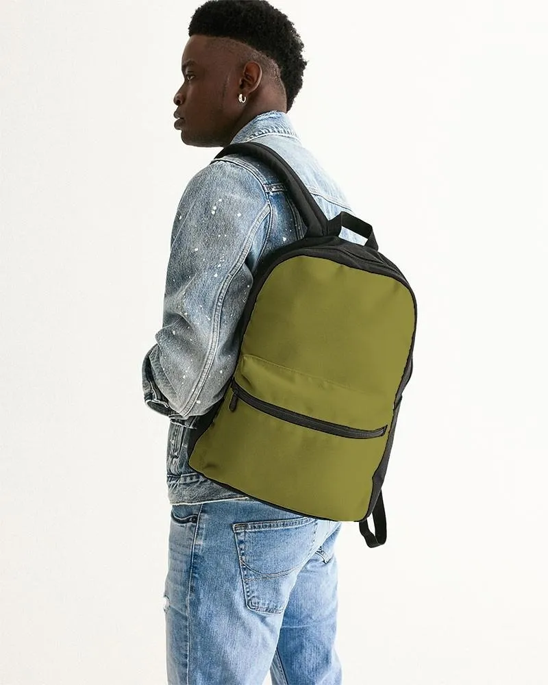 Medium Dark Midtone Yellow Canvas Backpack | C0M0Y80K60