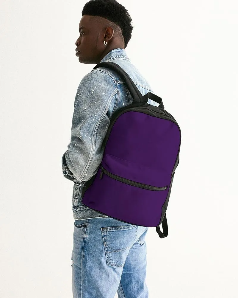 Medium Dark Violet Canvas Backpack | Medium Dark Pure Violet | C75M100Y0K60