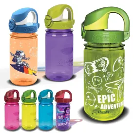 Nalgene Sustain Tritan Kids On The Fly Plastic Water Bottle, Reusable and Durable 12oz