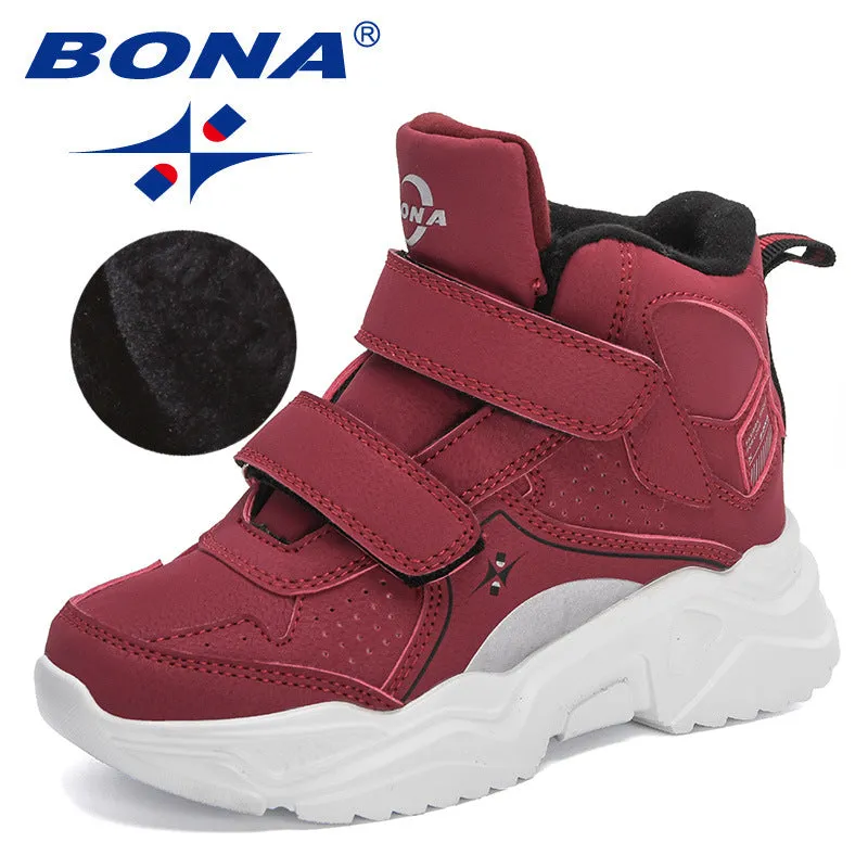 New Designers Hiking Boots Kids Outdoor Sneakers Boys Girls Ankle Trekking Shoes