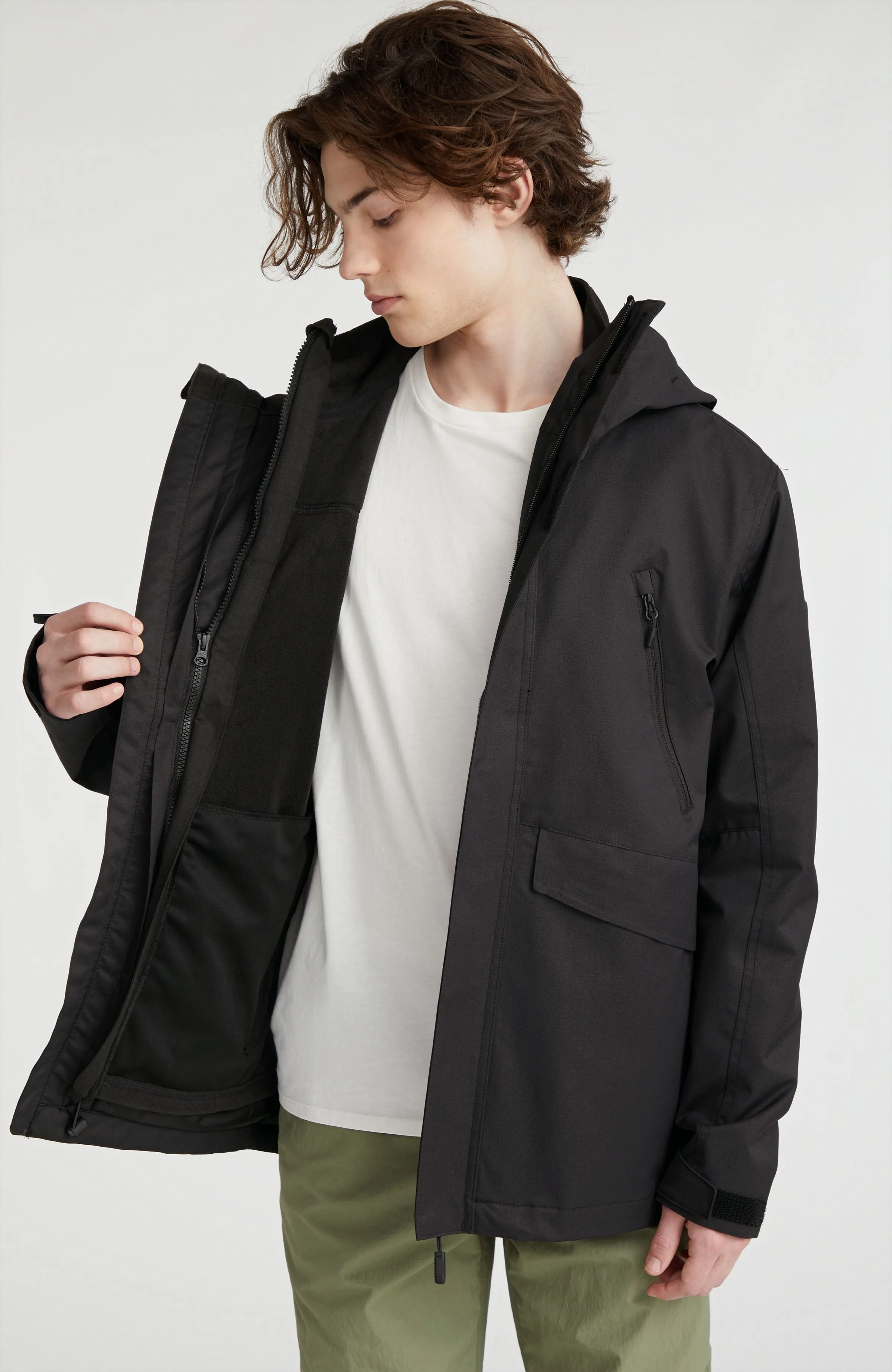 O'Neill TRVLR Series Textured Jacket | Black Out