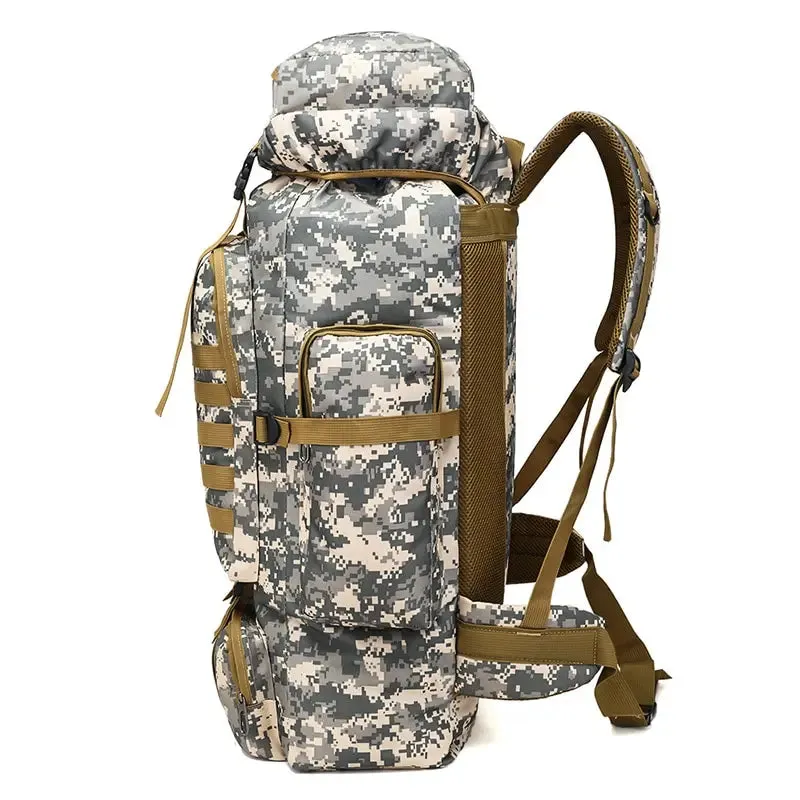 Outdoor Camouflage Backpack Men Large Capacity Waterproof Outdoor Military Backpack Travel Backpack for Men Hiking Bag