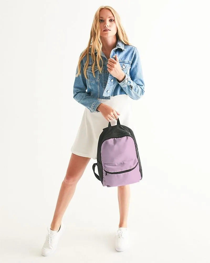 Pale Pastel Magenta Purple Canvas Backpack | Bright Pale Pastel Magenta Purple | C8M30Y0K0