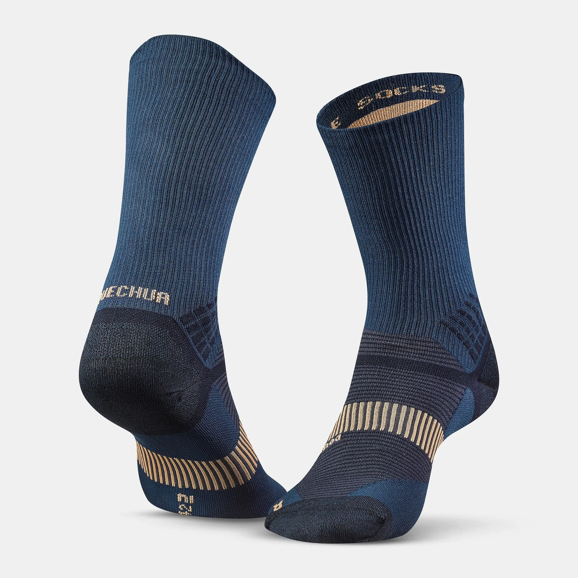 Quechua MH 900 Hiking Double High Socks - 2 Pairs