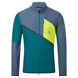 Ronhill Tech Gore-Tex Windstopper Jacket (Mens) - Deep Teal/Lake/Acid