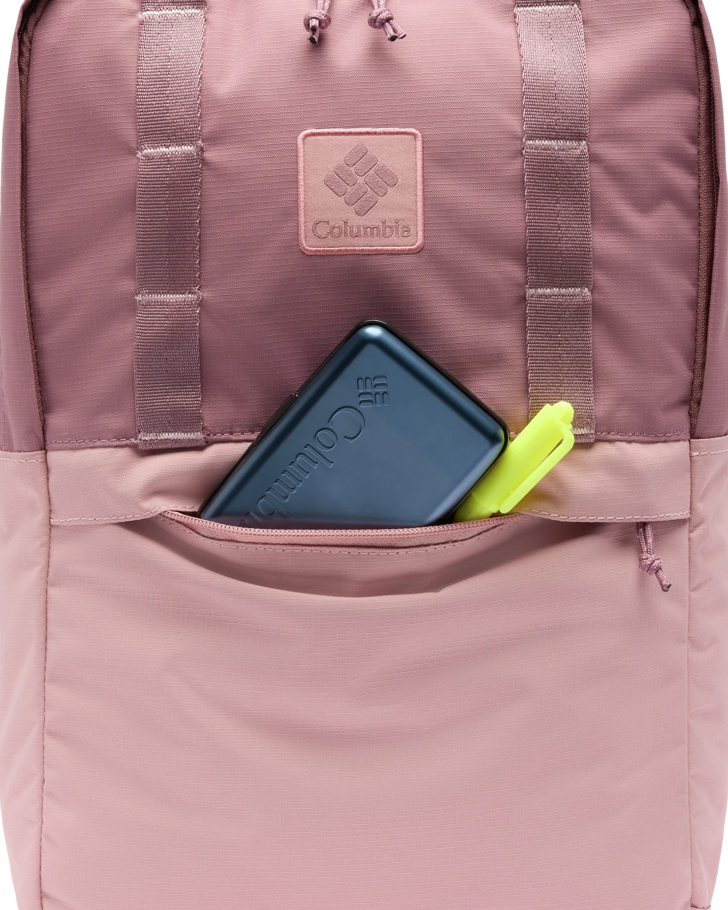 Trail Traveller 18L Backpack in Fig & Eraser Pink