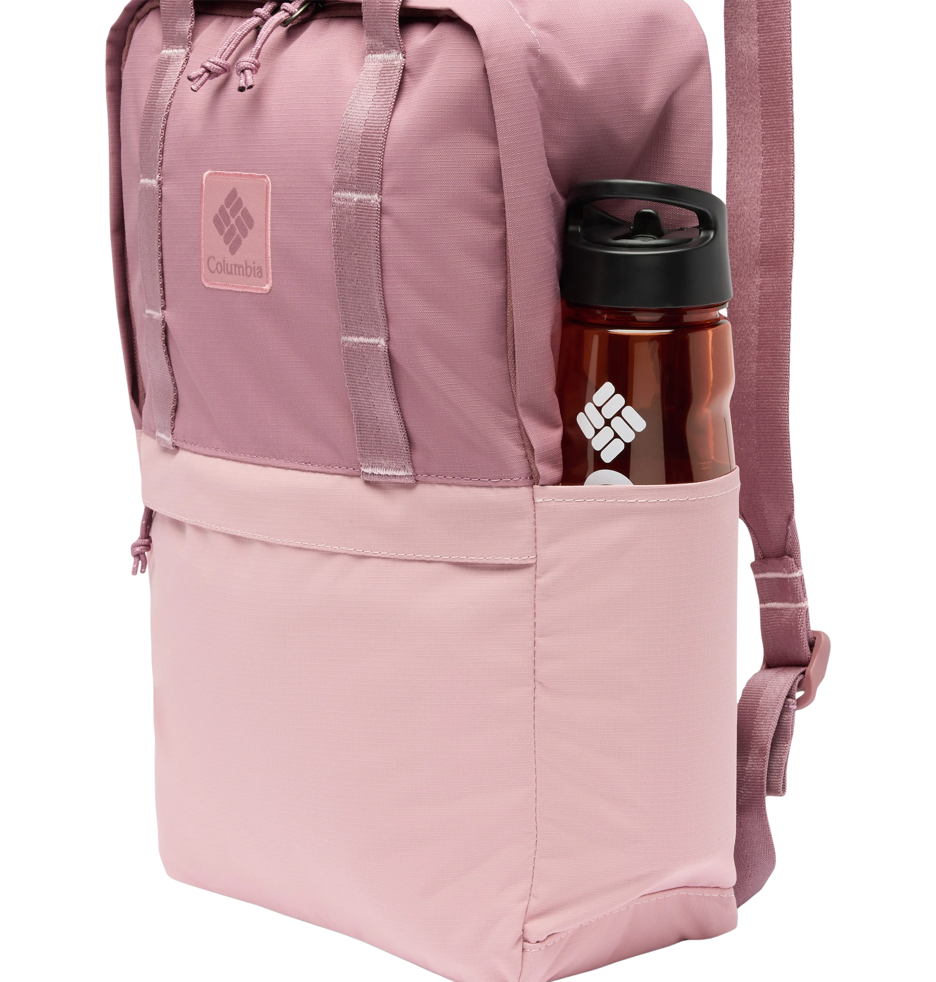 Trail Traveller 18L Backpack in Fig & Eraser Pink