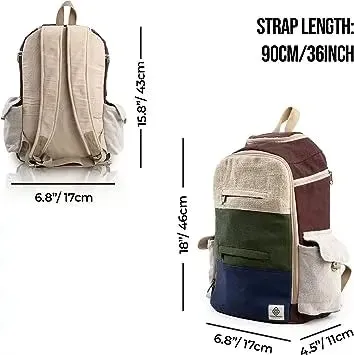 Versatile Hemp Backpack