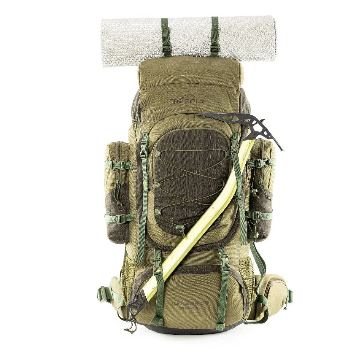 Walker Pro Trekking and Hiking Rucksack - 60 Litre - Olive Green