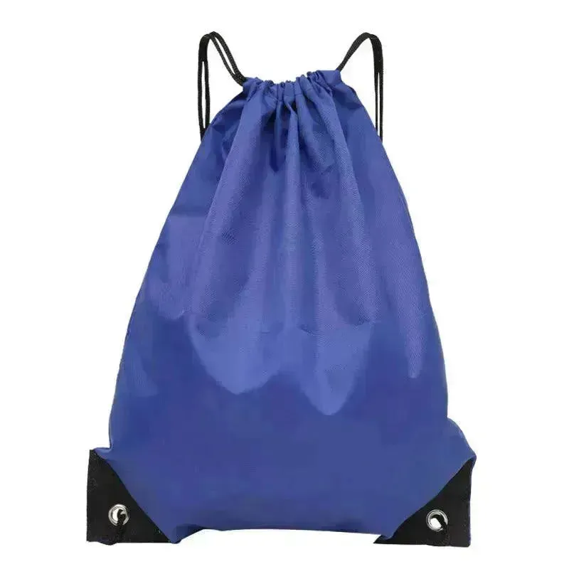 Waterproof Drawstring Backpack With Drawstring Pockets