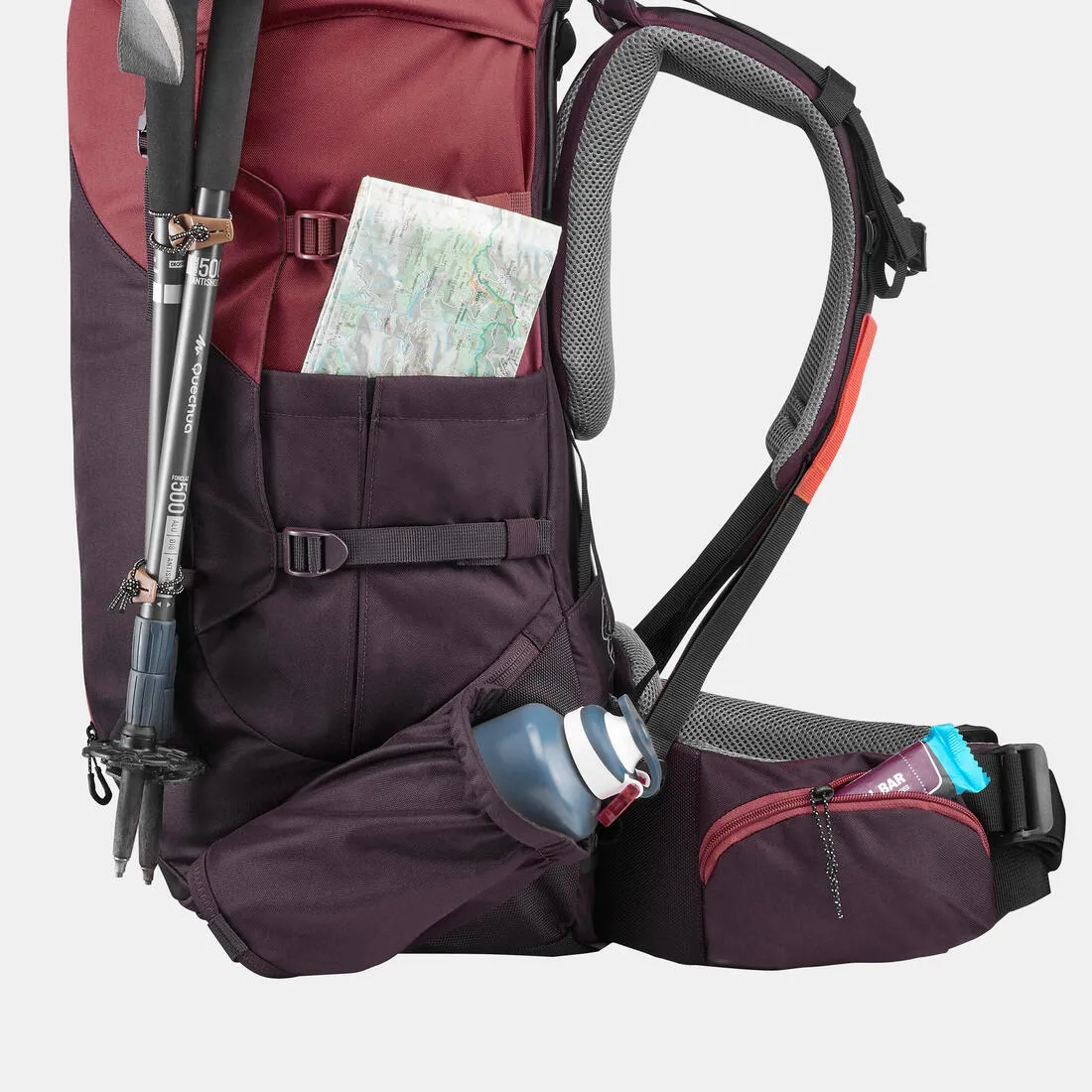 Women's Trekking Backpack 50 L MT100 EASYFIT