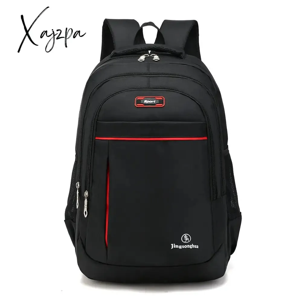 Xajzpa - High Capacity Backpack Men Backpack Oxford Male Travel Bag Backpacks Fashion Men and Women Designer Student Bag Laptop Bag